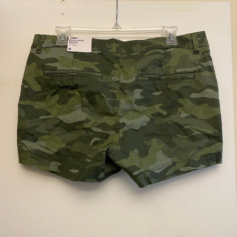 Old Navy Green Cargo Shorts Classic Camo Style